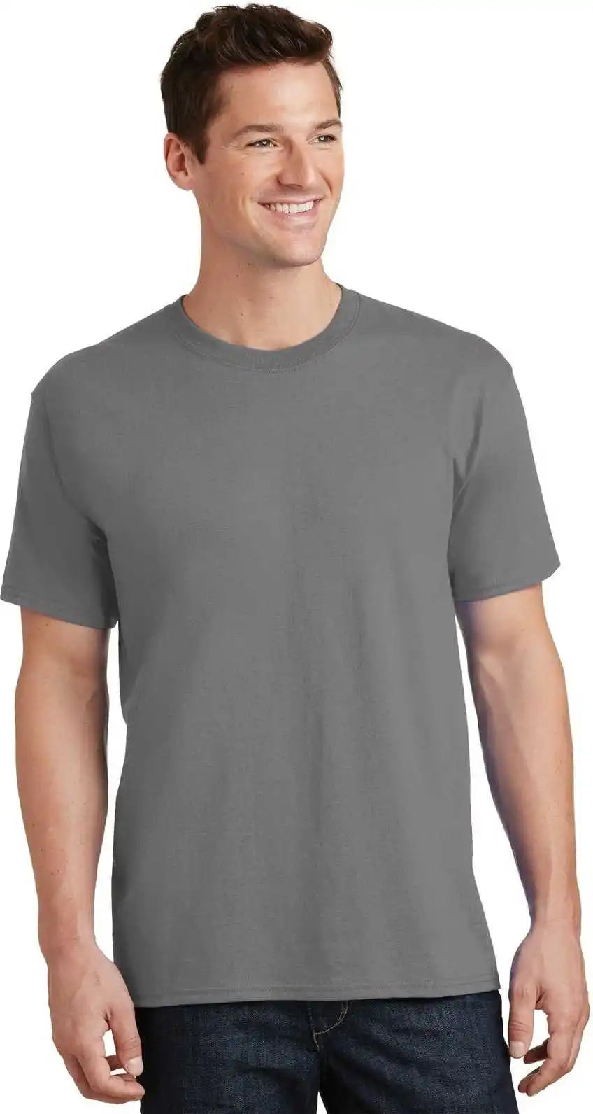 Port & Company Pc54 Core Cotton Tee Medium Gray