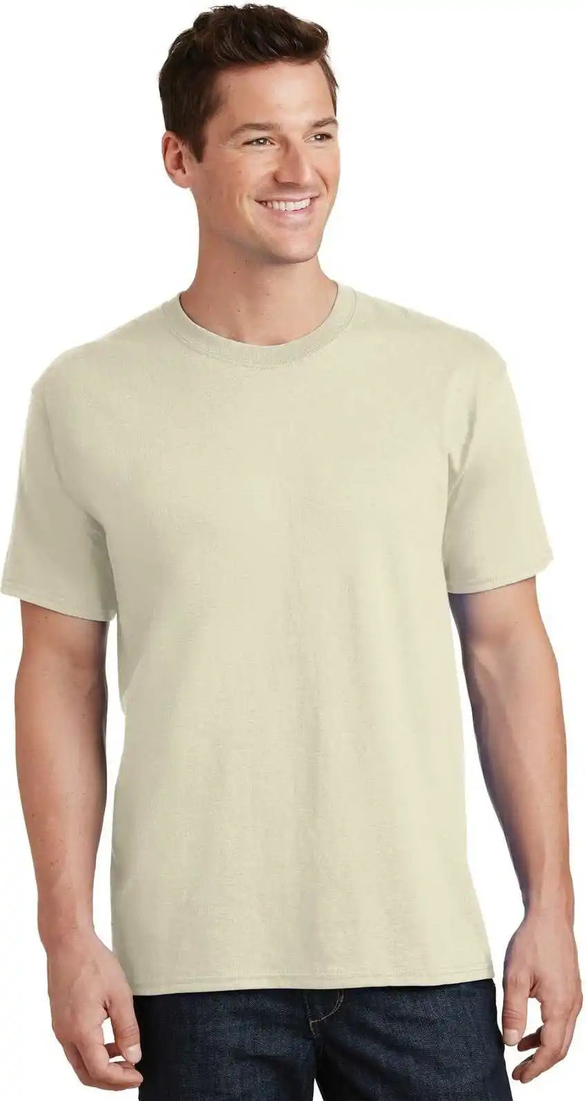 Port &amp; Company Pc54 Core Cotton Tee Natural