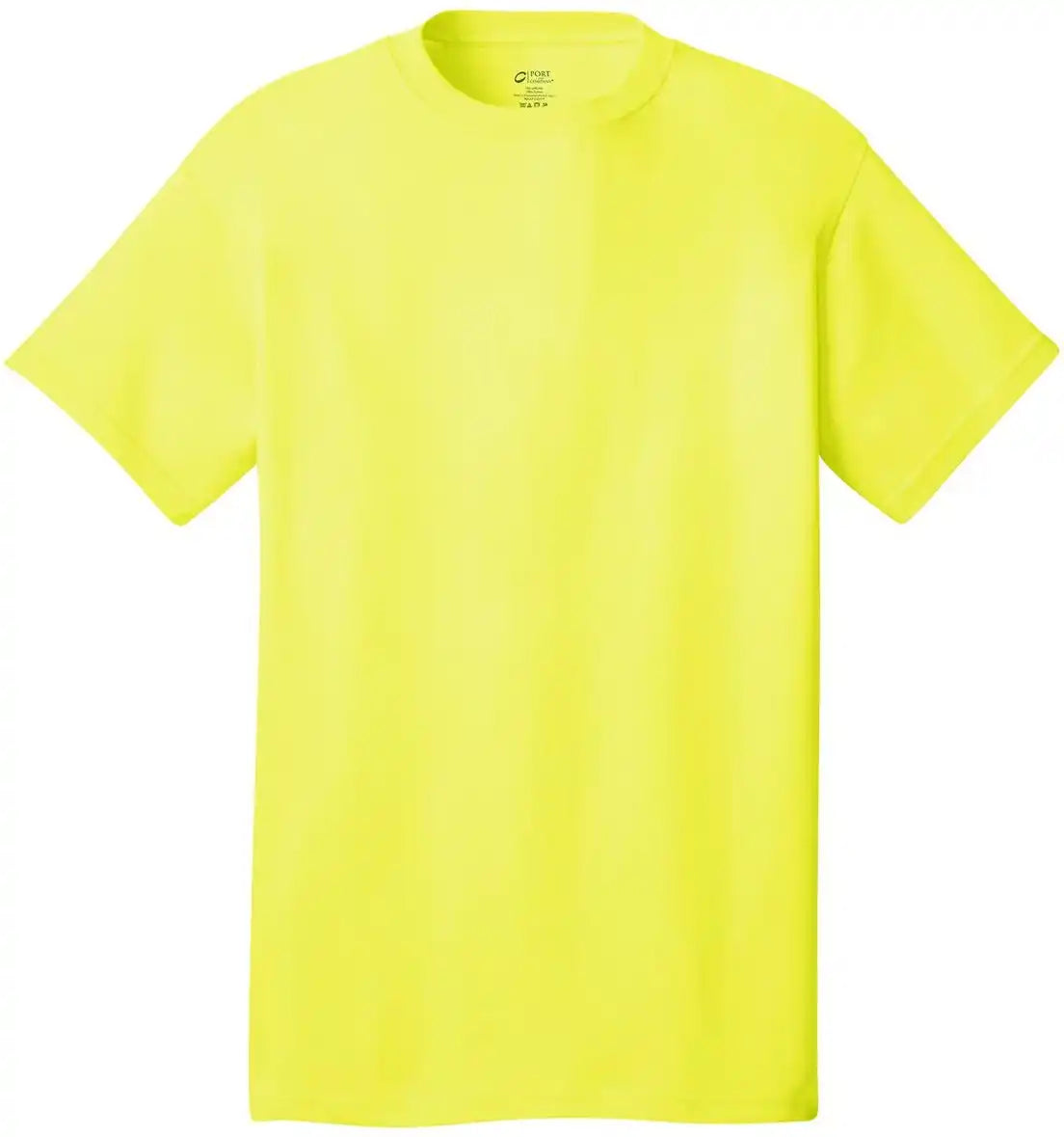 Port & Company Pc54 Core Cotton Tee - Neon Yellow