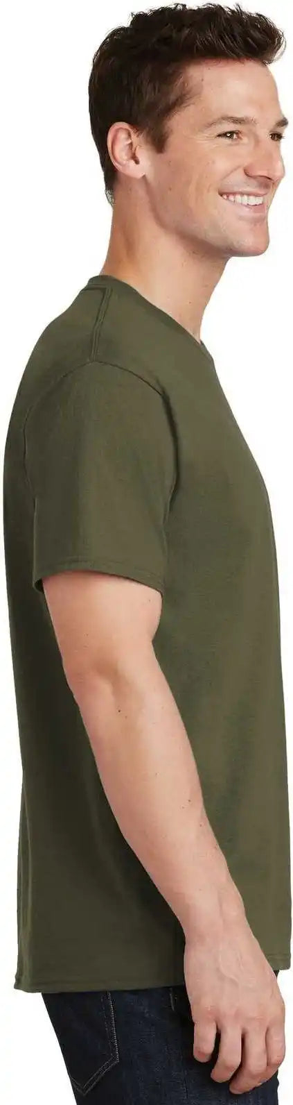 Port &amp; Company Pc54 Core Cotton Tee Olive Drab Green