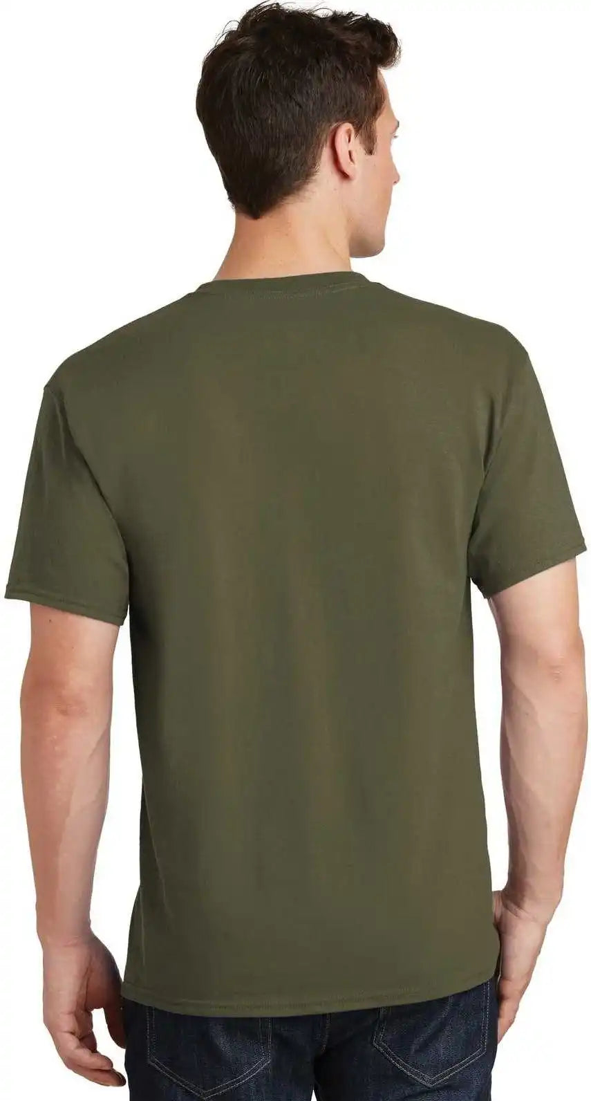Port & Company Pc54 Core Cotton Tee Olive Drab Green