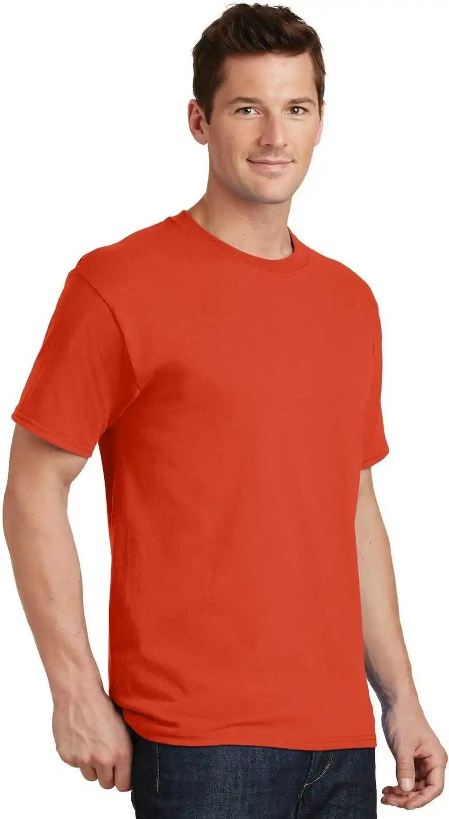 Port &amp; Company Pc54 Core Cotton Tee Orange