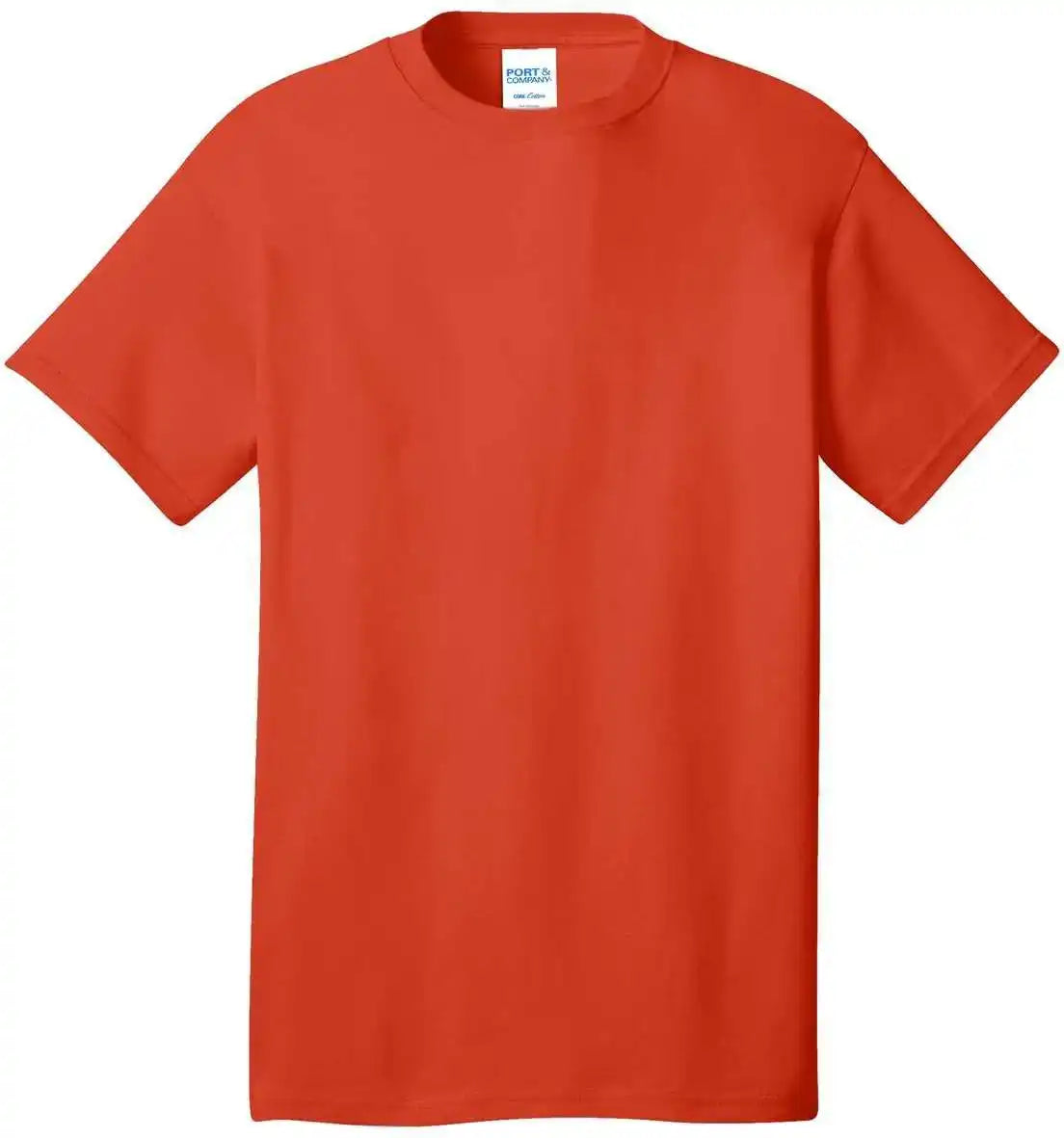 Port &amp; Company Pc54 Core Cotton Tee Orange