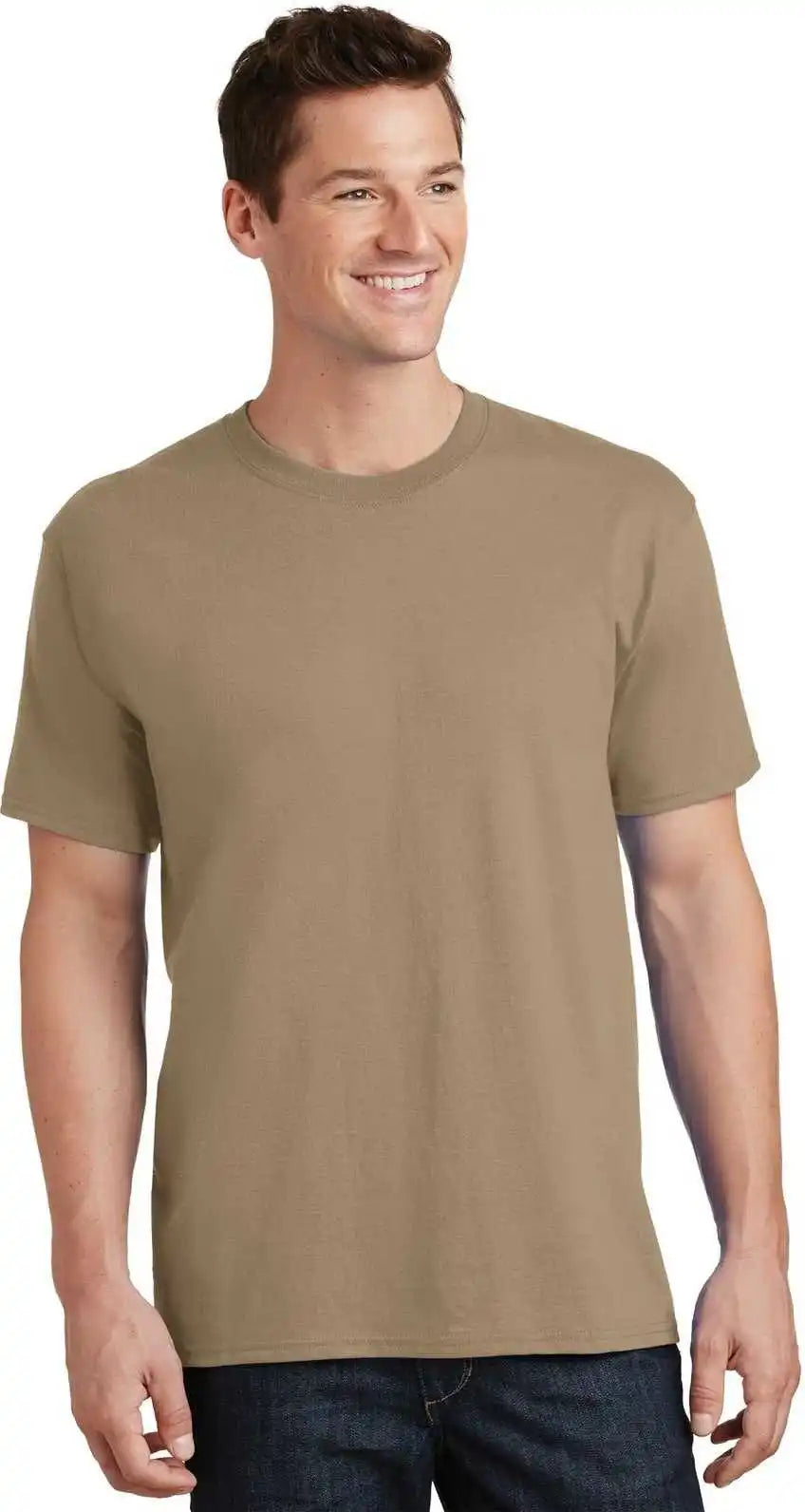 Port & Company Pc54 Core Cotton Tee Sand