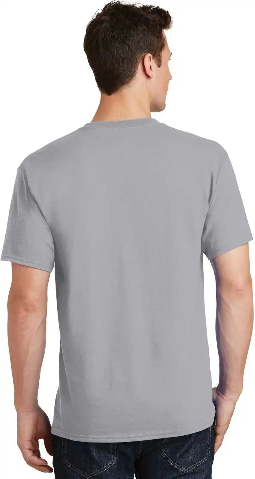 Port &amp; Company Pc54 Core Cotton Tee Silver