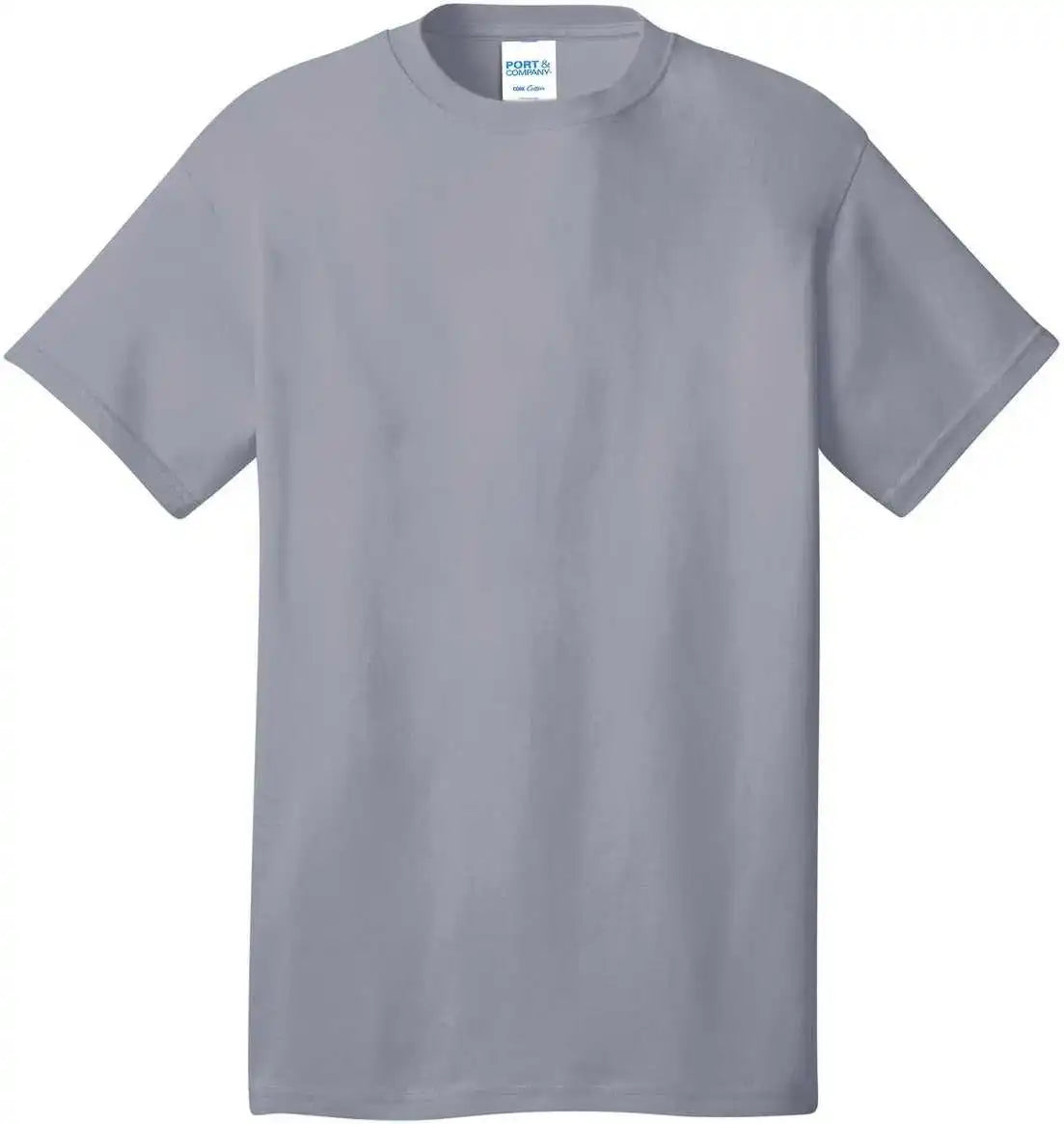 Port &amp; Company Pc54 Core Cotton Tee Silver