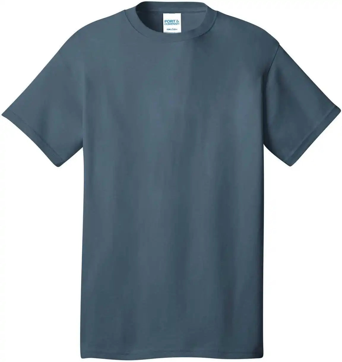 Port & Company Pc54 Core Cotton Tee - Steel Blue