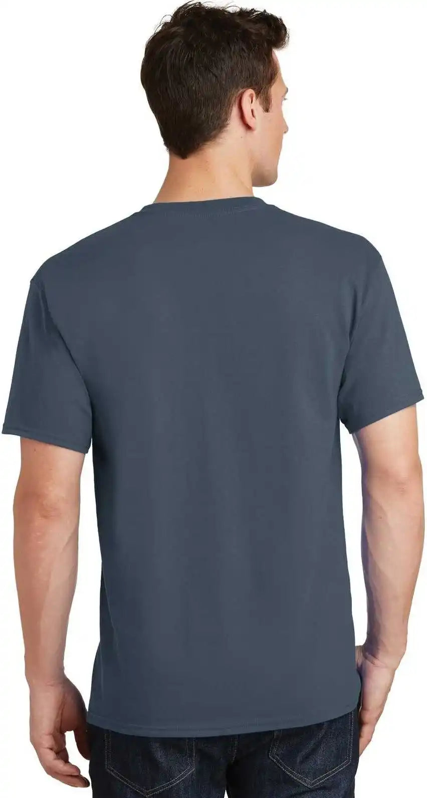Port & Company Pc54 Core Cotton Tee Steel Blue