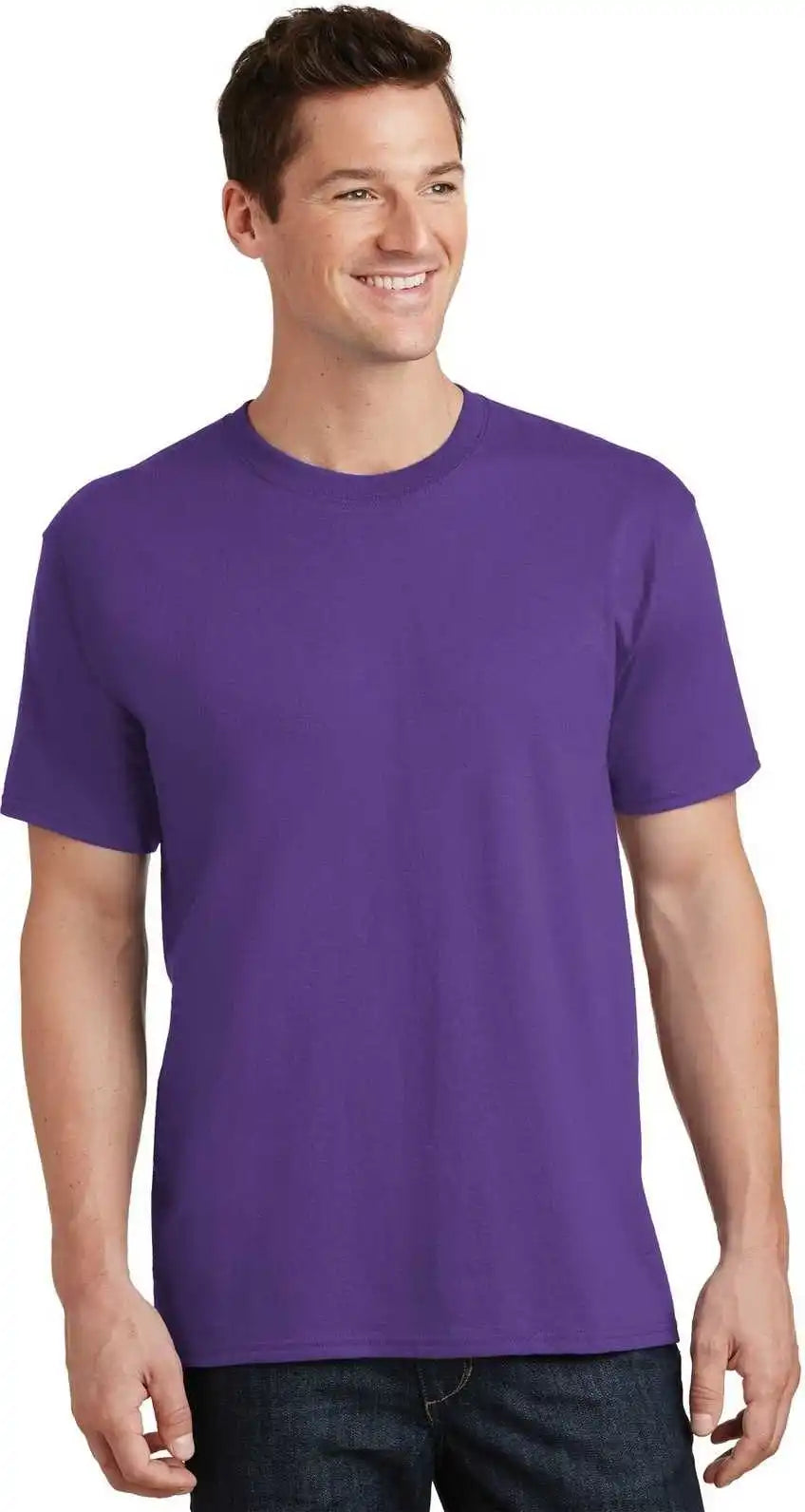 Port & Company Pc54 Core Cotton Tee Team Purple