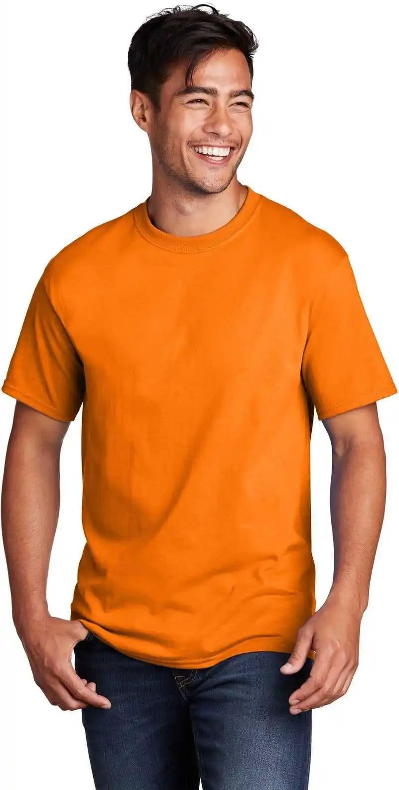 Port & Company Pc54 Core Cotton Tee - Tennorange