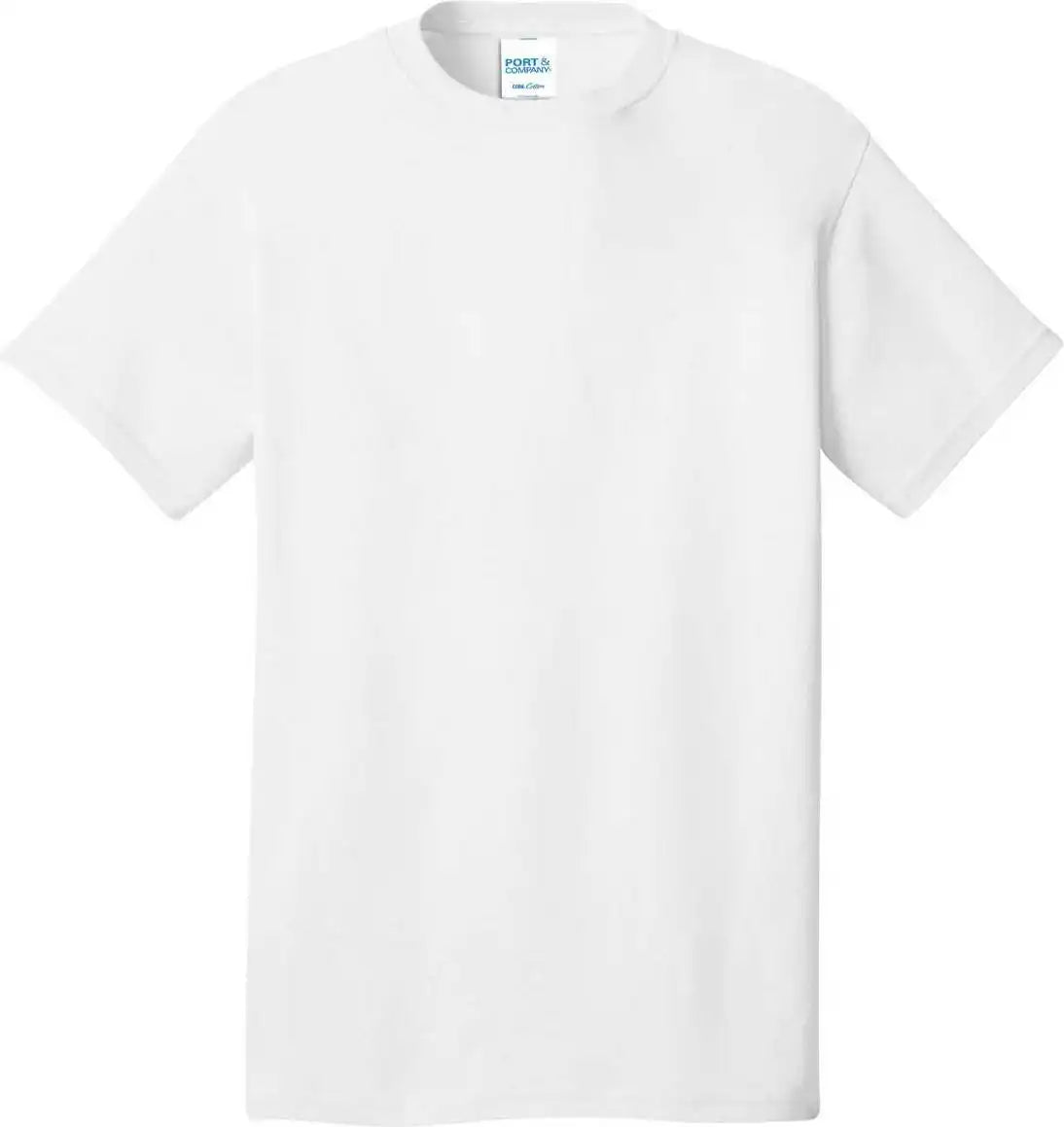 Port &amp; Company Pc54 Core Cotton Tee White