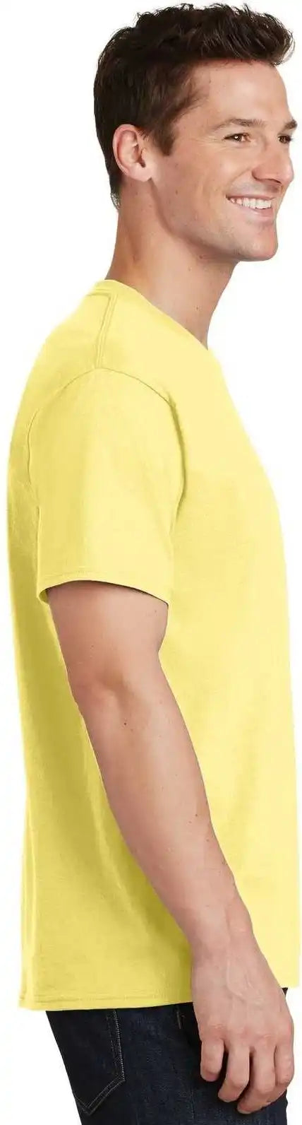 Port &amp; Company Pc54 Core Cotton Tee Yellow