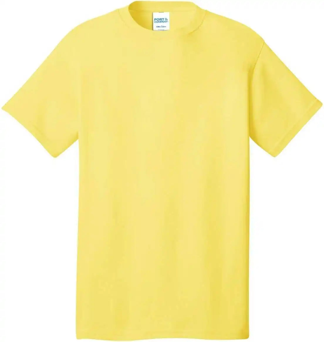 Port &amp; Company Pc54 Core Cotton Tee Yellow