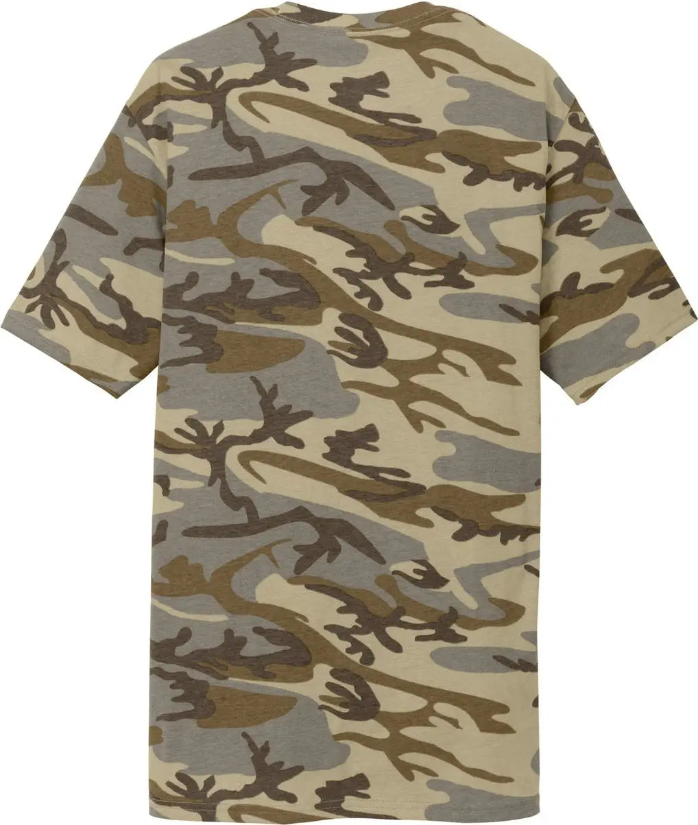 Port & Company Pc54c co Core Cotton Camo Tee - Desert - Adult s
