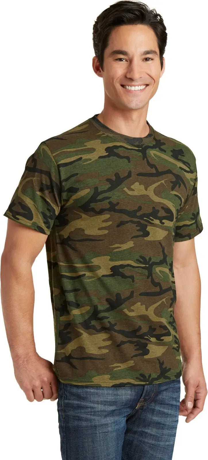 Port & Company Pc54c co Core Cotton Camo Tee - Military
