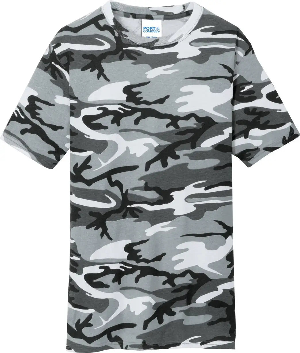 Port & Company Pc54c co Core Cotton Camo Tee - Winter