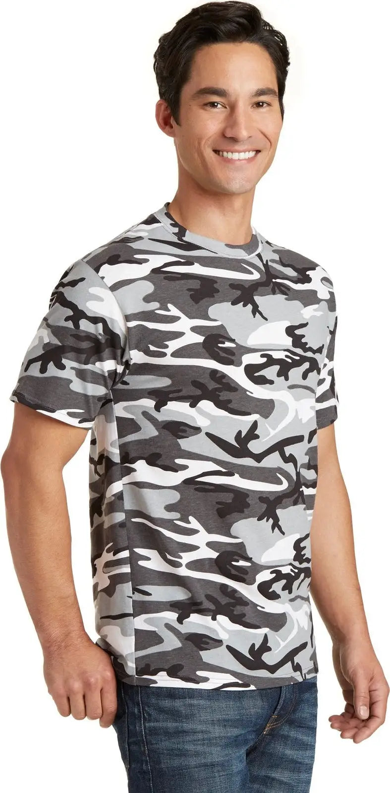 Port & Company Pc54c co Core Cotton Camo Tee - Winter