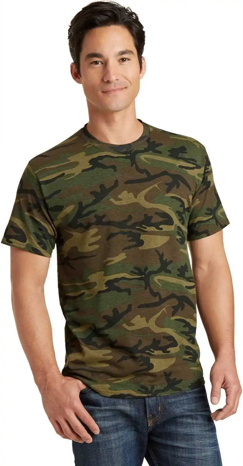 Port & Company Pc54c Core Cotton Camo Tee Military