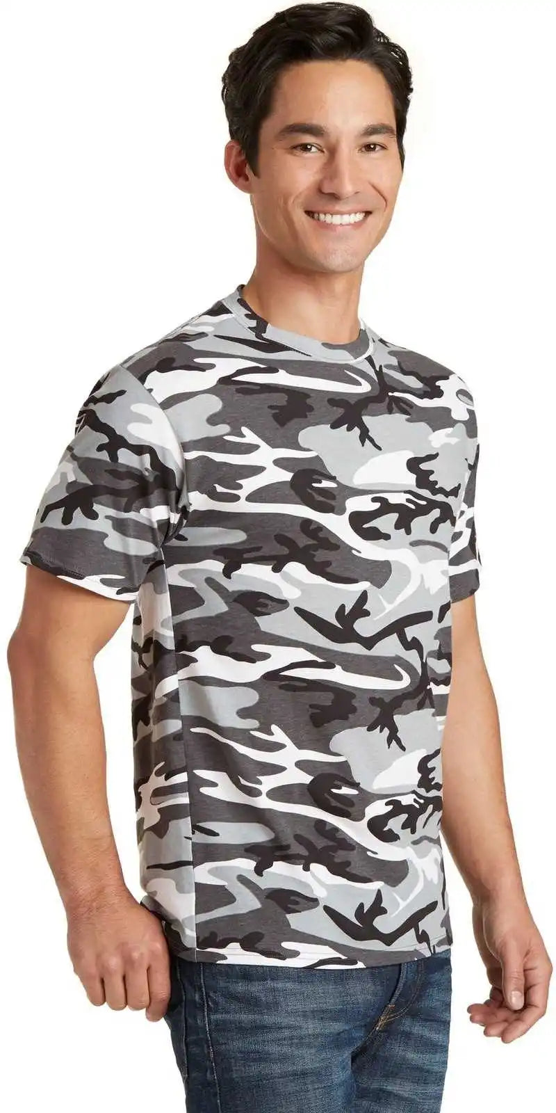 Port & Company Pc54c Core Cotton Camo Tee - Winter