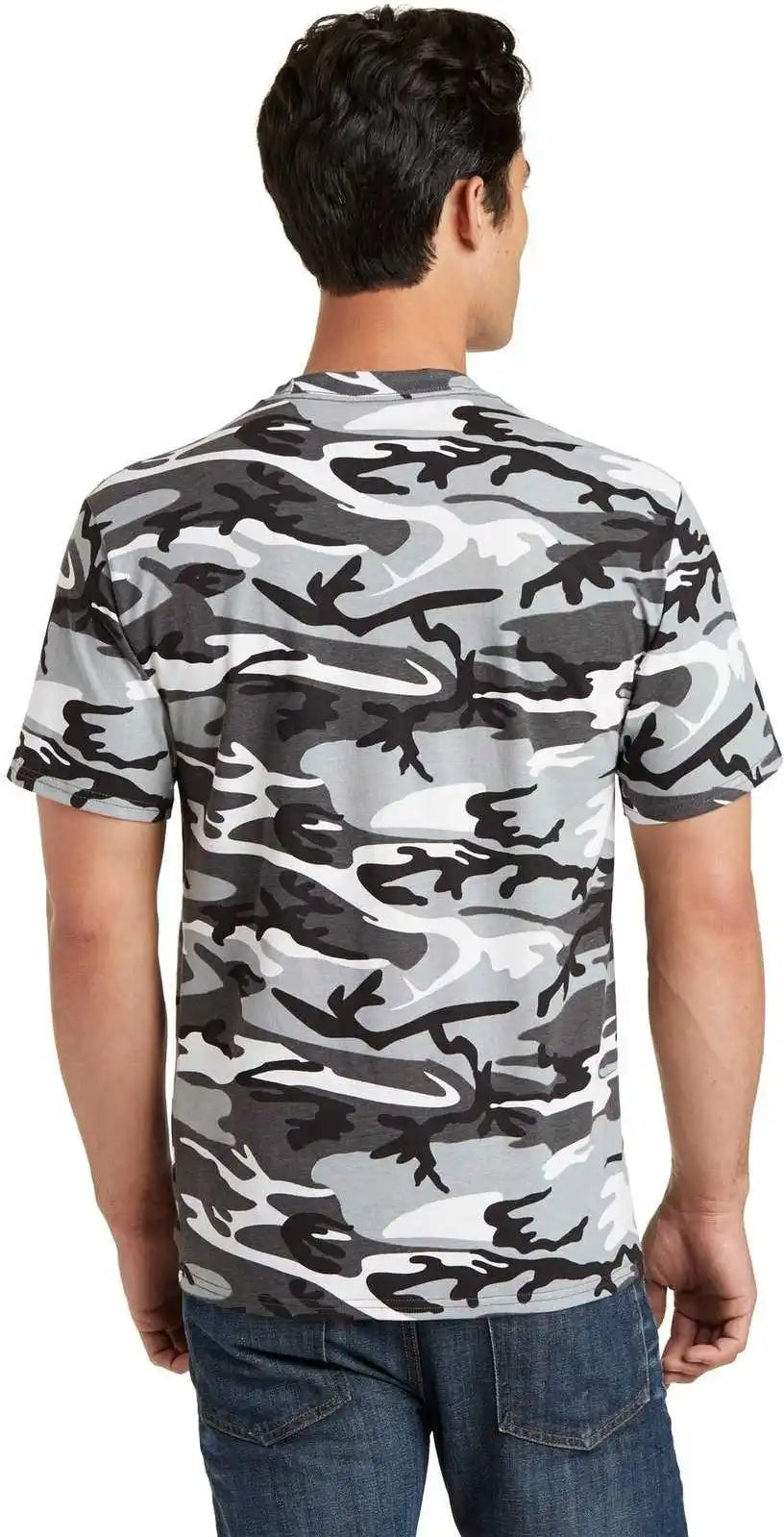 Port & Company Pc54c Core Cotton Camo Tee Winter