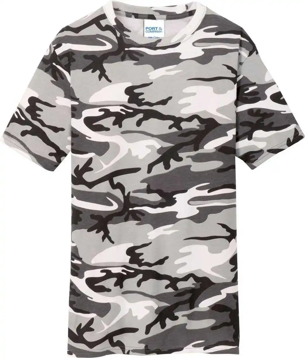 Port & Company Pc54c Core Cotton Camo Tee - Winter