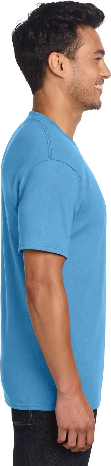 Port & Company Pc54dtg co Core Cotton Dtg Tee - Aquatic Blue