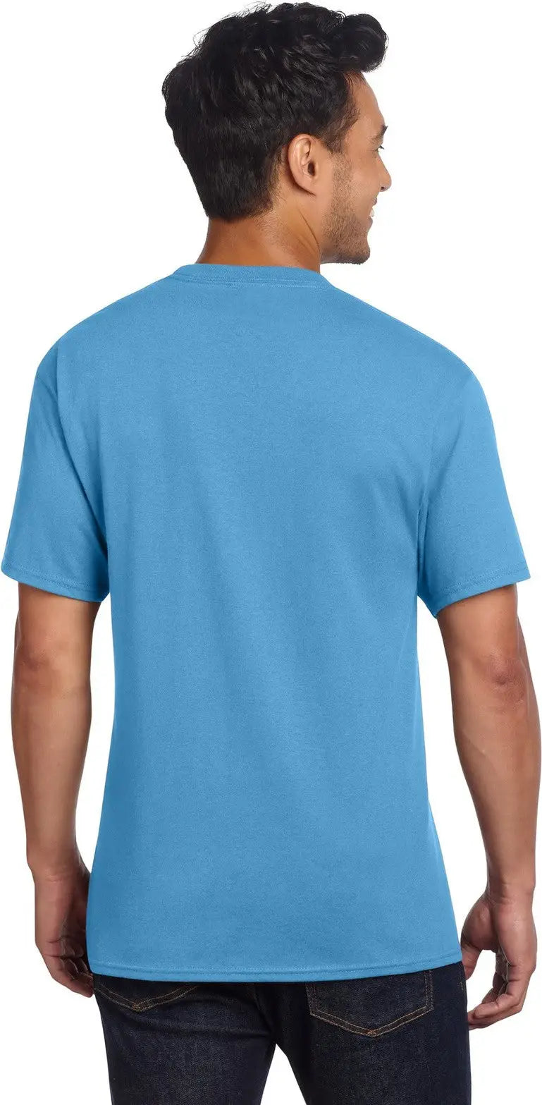 Port & Company Pc54dtg co Core Cotton Dtg Tee - Aquatic Blue
