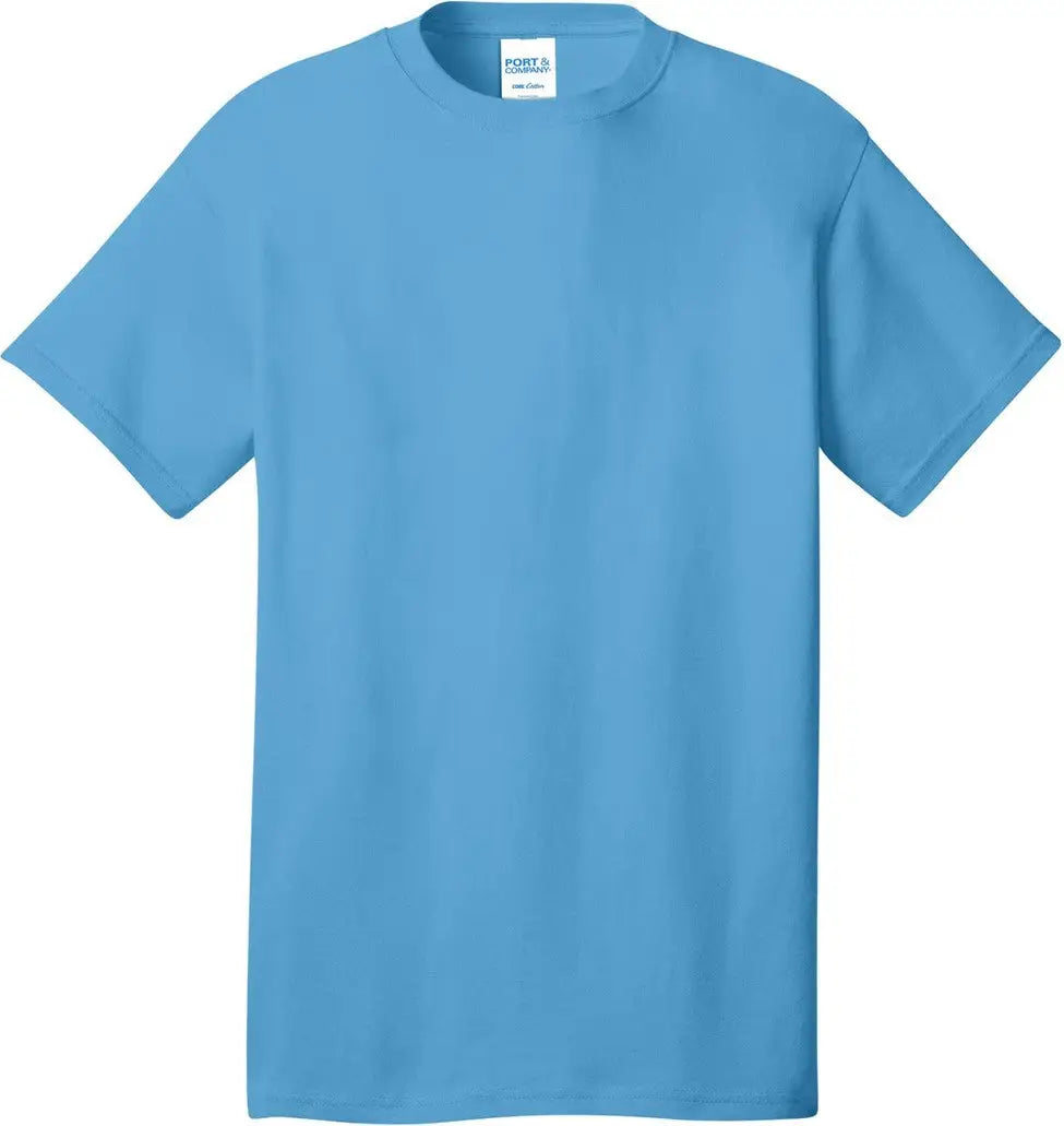 Port & Company Pc54dtg co Core Cotton Dtg Tee - Aquatic Blue