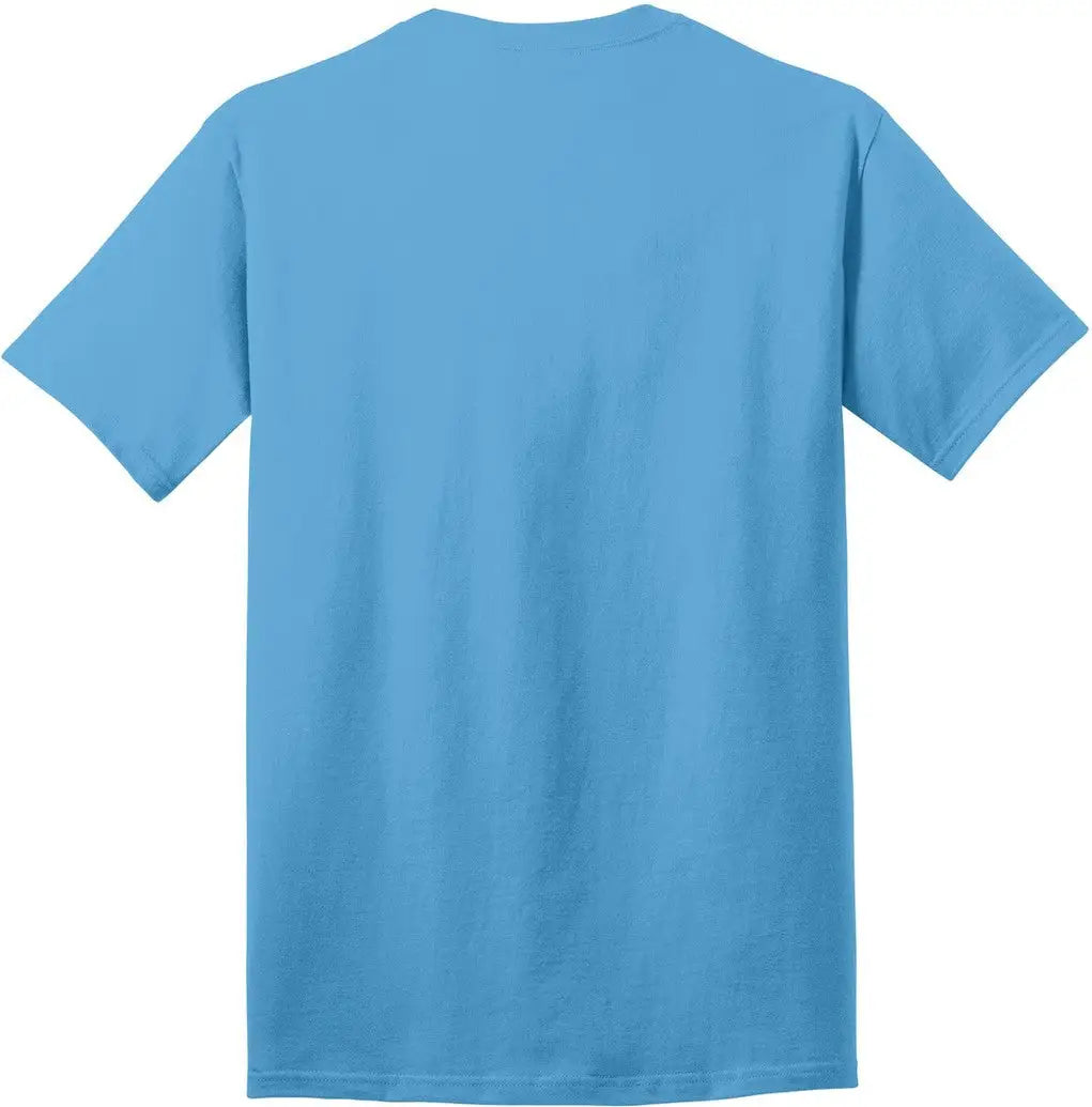 Port & Company Pc54dtg co Core Cotton Dtg Tee - Aquatic Blue - Adult s