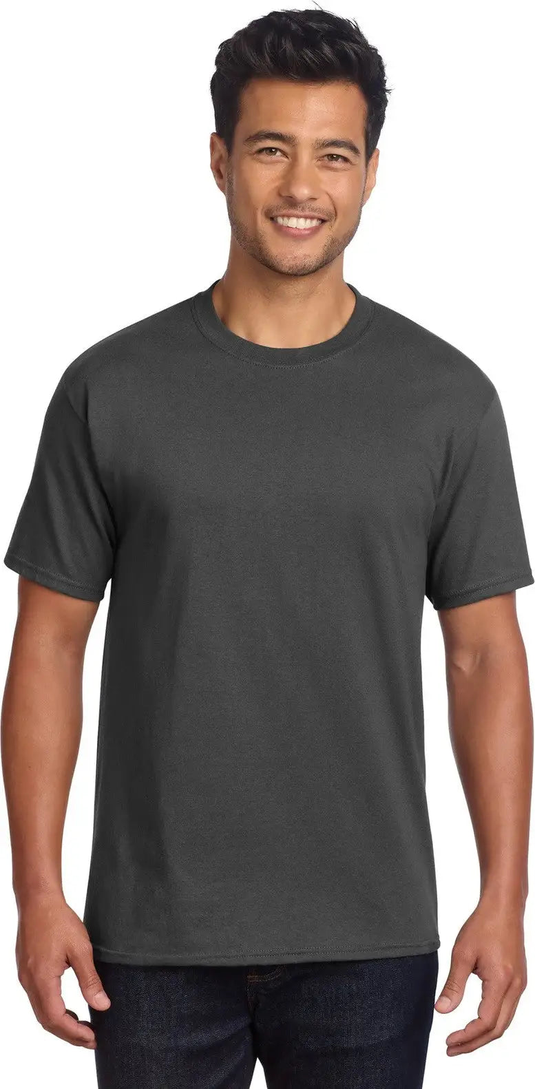 Port & Company Pc54dtg co Core Cotton Dtg Tee - Charcoal - Adult s