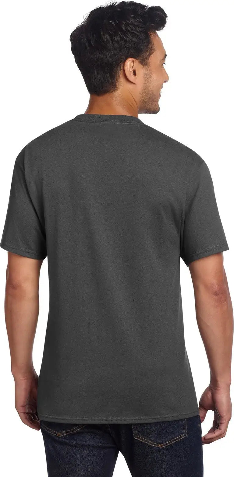 Port & Company Pc54dtg co Core Cotton Dtg Tee - Charcoal
