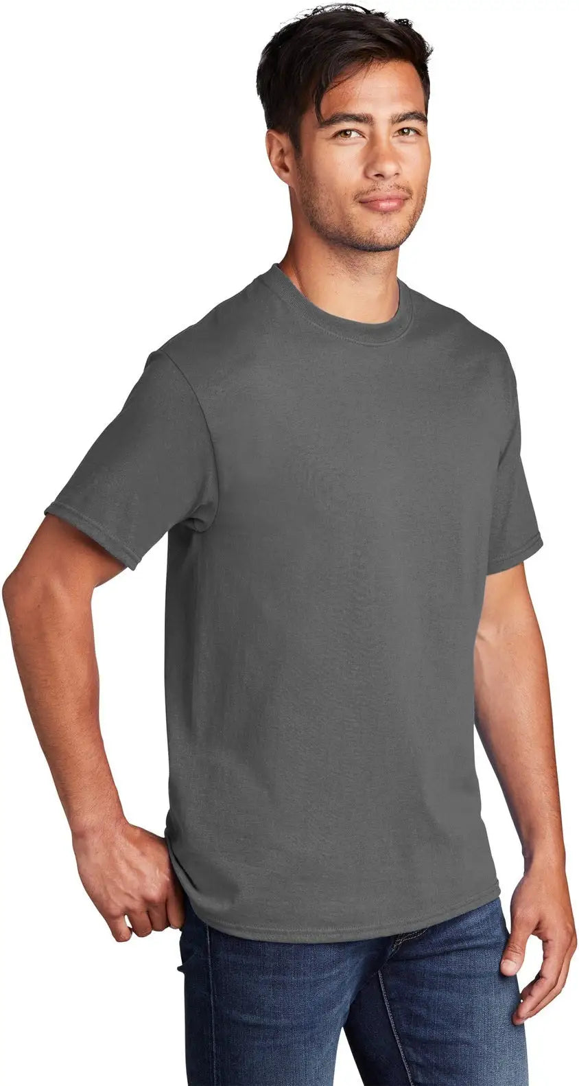 Port & Company Pc54dtg co Core Cotton Dtg Tee - Charcoal