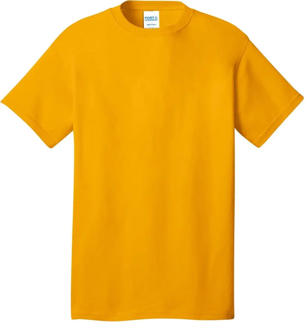 Port & Company Pc54dtg co Core Cotton Dtg Tee - Gold