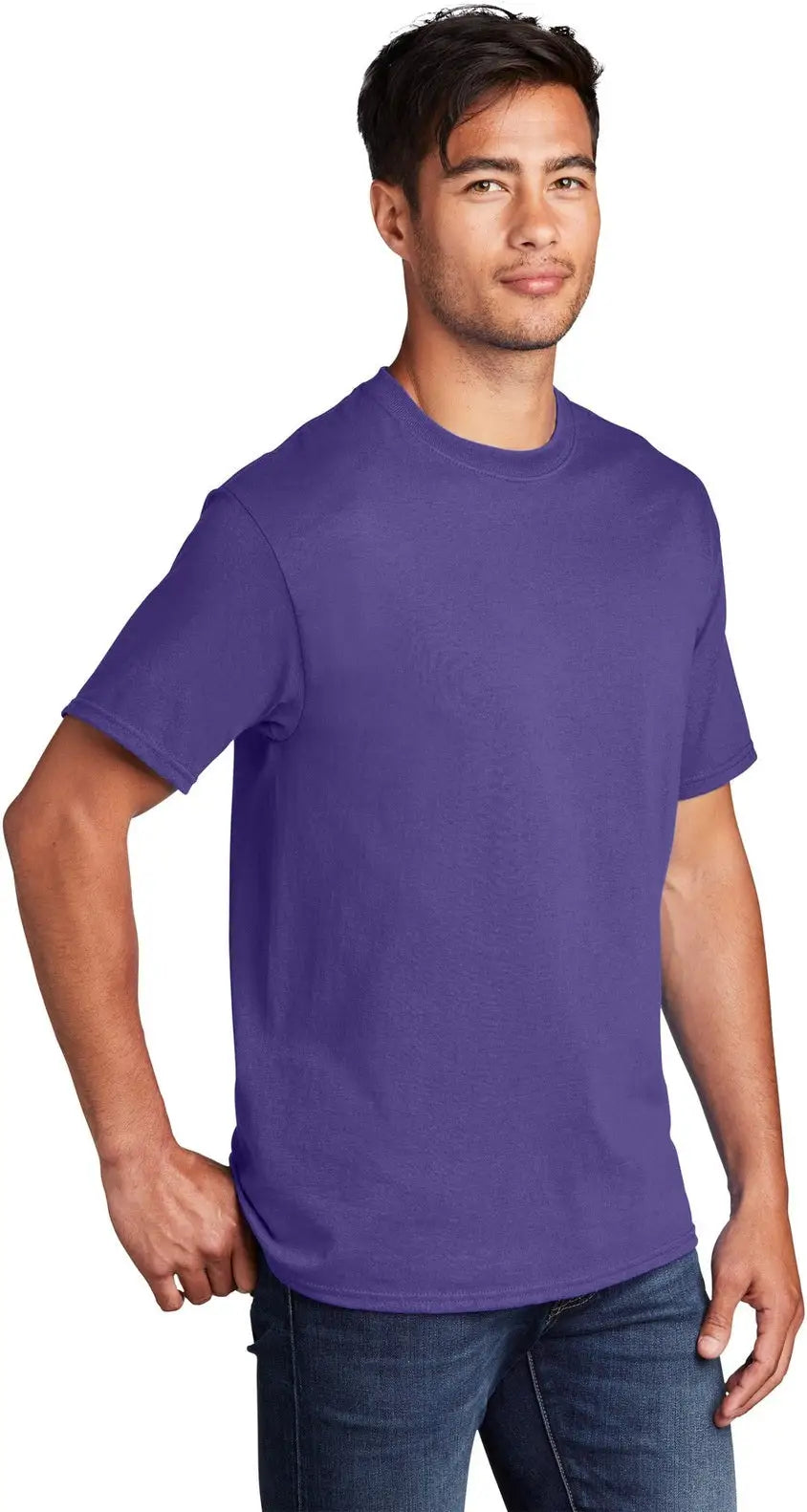 Port & Company Pc54dtg co Core Cotton Dtg Tee - Purple