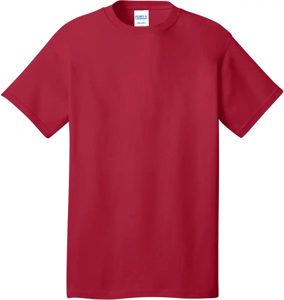 Port & Company Pc54dtg co Core Cotton Dtg Tee - Red