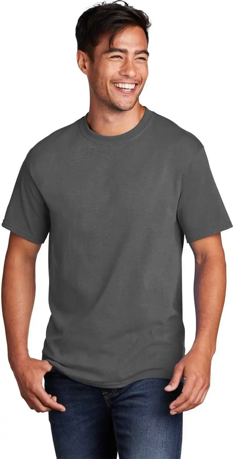 Port & Company Pc54dtg Core Cotton Dtg Tee Charcoal