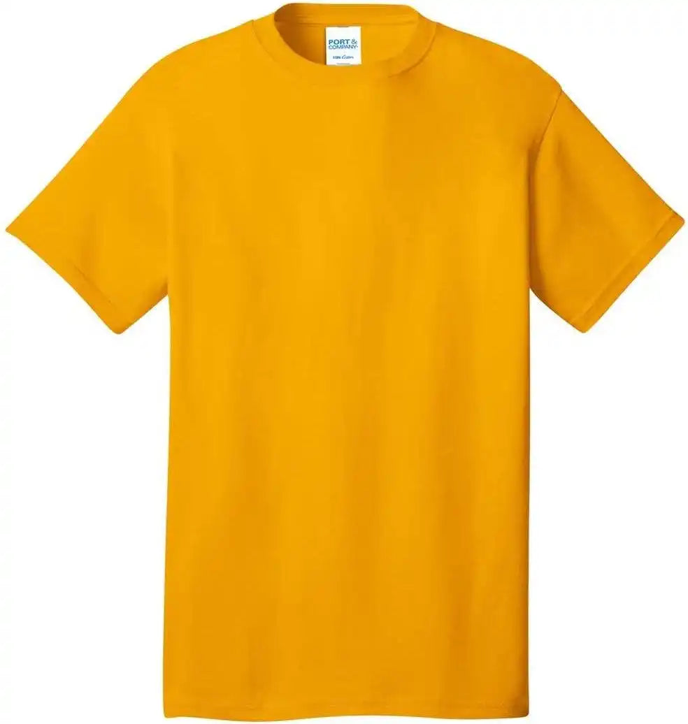 Port & Company Pc54dtg Core Cotton Dtg Tee - Gold