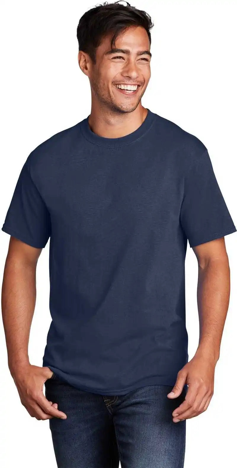Port & Company Pc54dtg Core Cotton Dtg Tee Navy