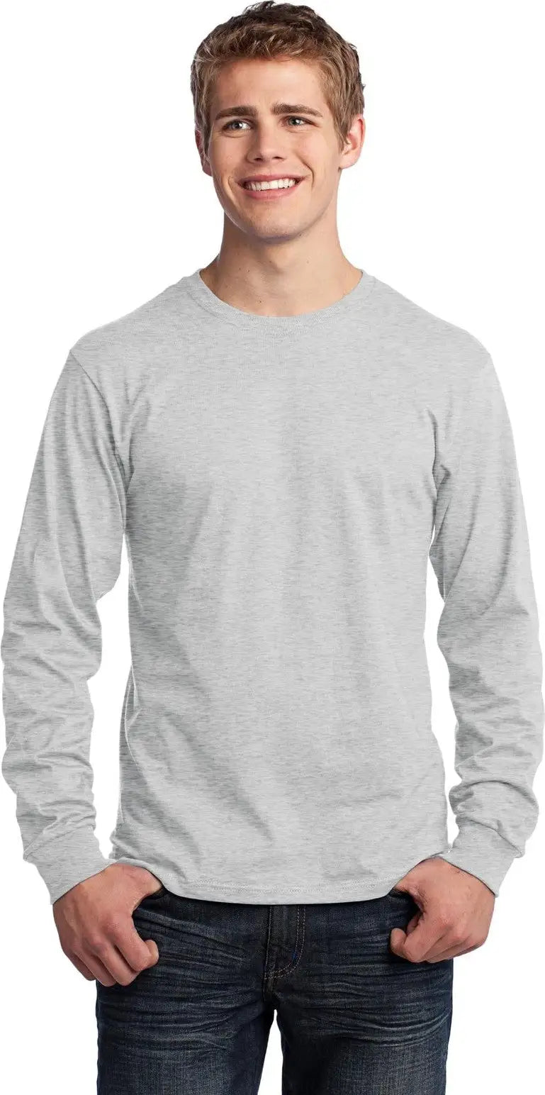 Port & Company Pc54ls co Long Sleeve Core Cotton Tee - Ash - Adult s
