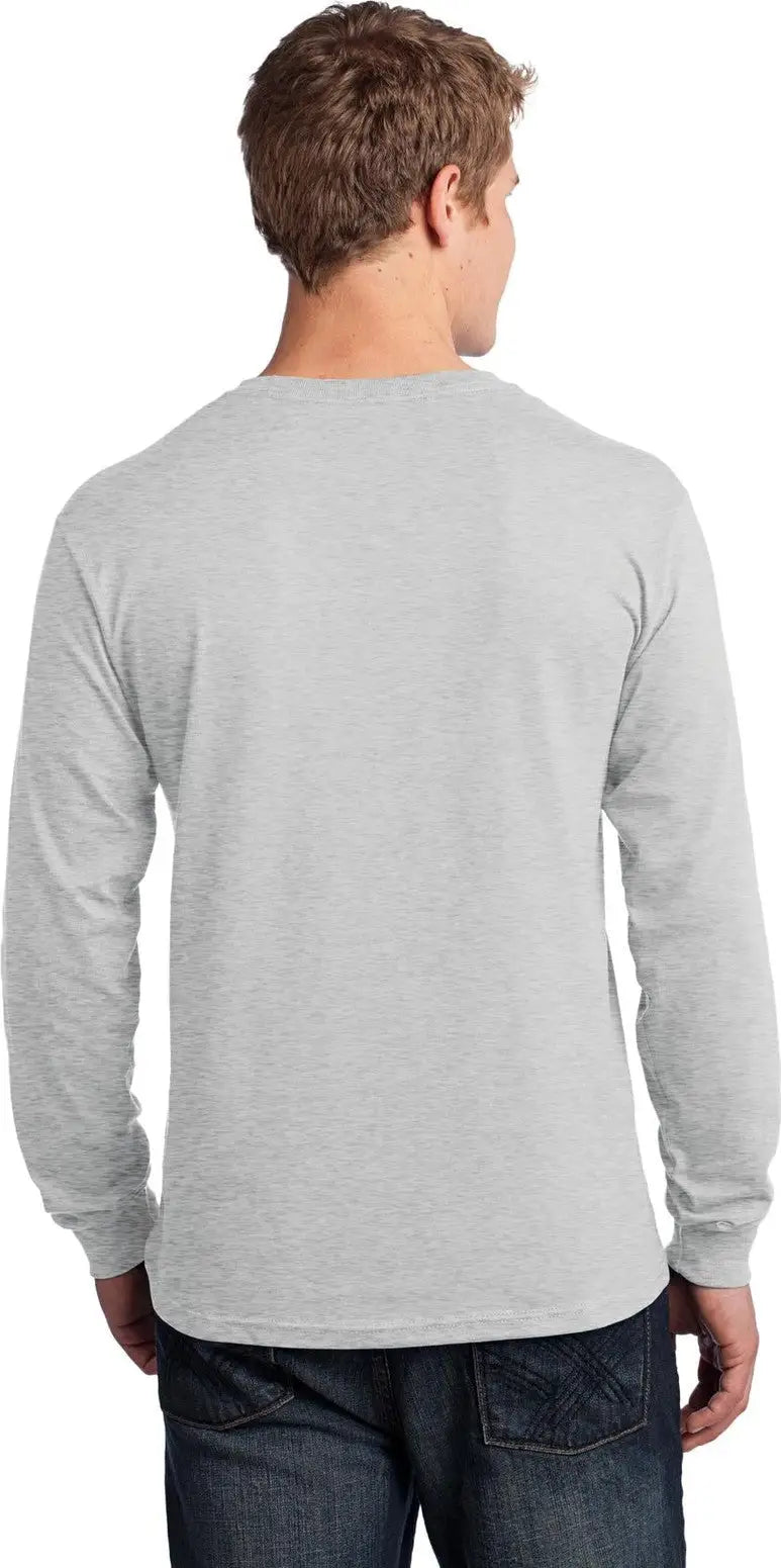Port & Company Pc54ls co Long Sleeve Core Cotton Tee - Ash