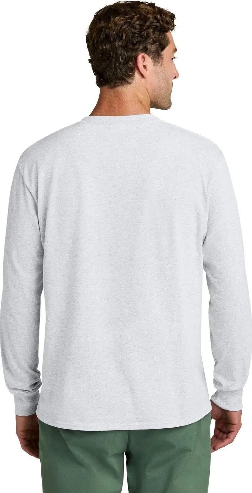 Port & Company Pc54ls co Long Sleeve Core Cotton Tee - Ash