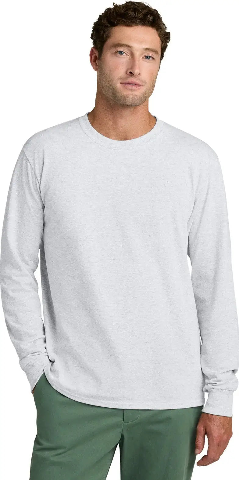 Port & Company Pc54ls co Long Sleeve Core Cotton Tee - Ash