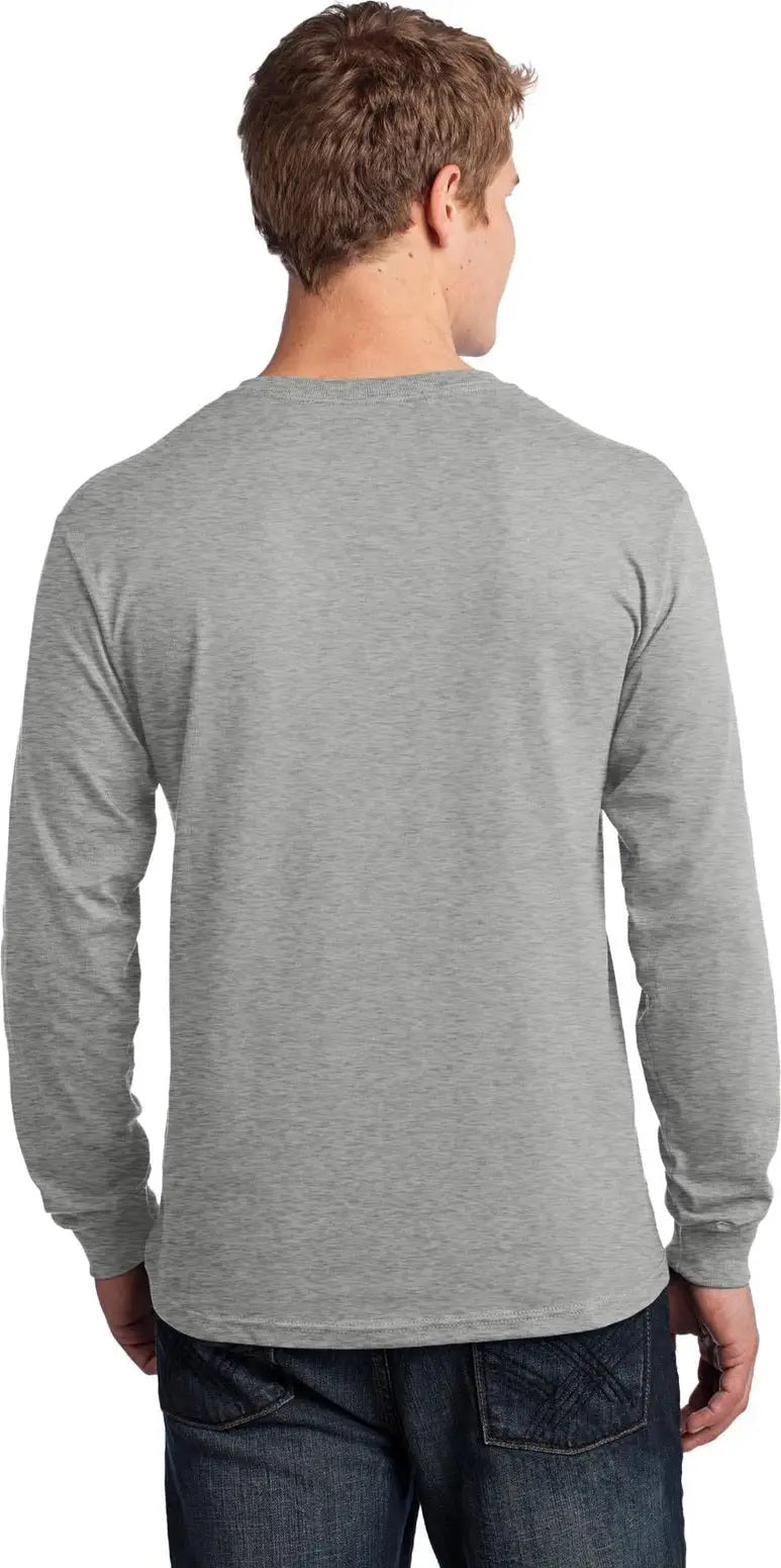 Port & Company Pc54ls co Long Sleeve Core Cotton Tee - Athletic Heather