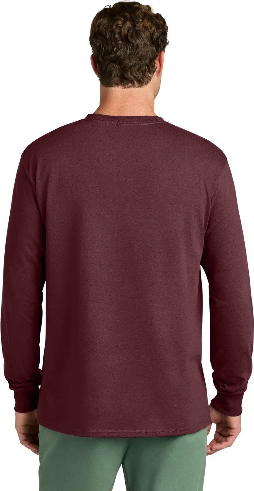 Port & Company Pc54ls co Long Sleeve Core Cotton Tee - Athletic Maroon