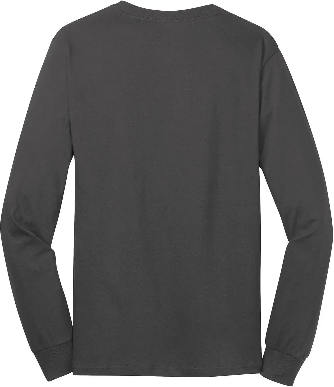 Port & Company Pc54ls co Long Sleeve Core Cotton Tee - Charcoal