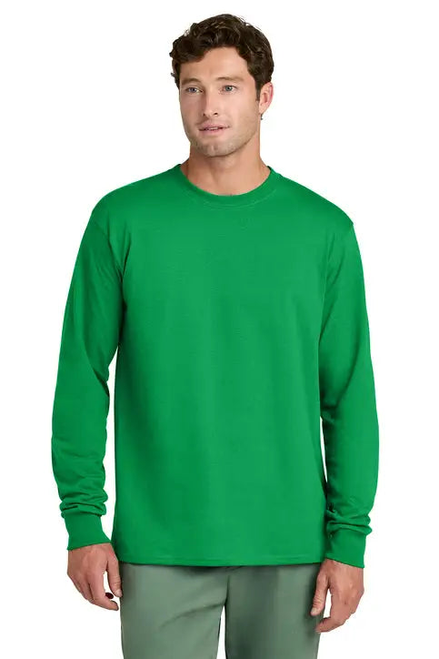 Port & Company Pc54ls co Long Sleeve Core Cotton Tee - Clover Green