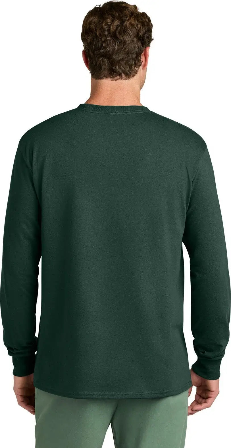 Port & Company Pc54ls co Long Sleeve Core Cotton Tee - Dark Green