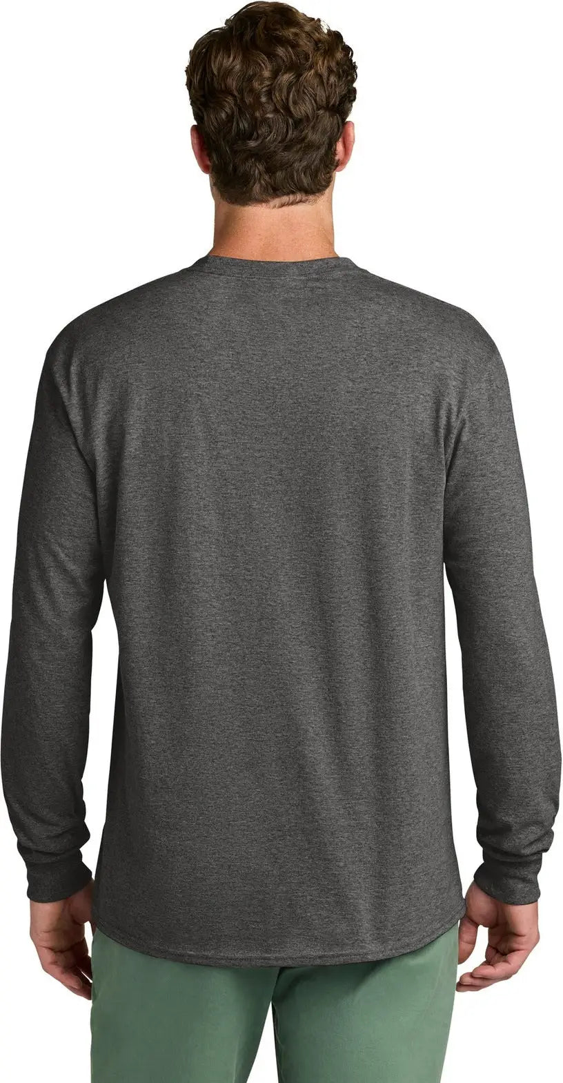 Port & Company Pc54ls co Long Sleeve Core Cotton Tee - Dark Heather Gray
