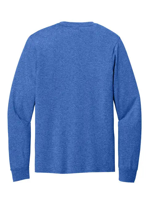 Port & Company Pc54ls co Long Sleeve Core Cotton Tee - Heather Royal