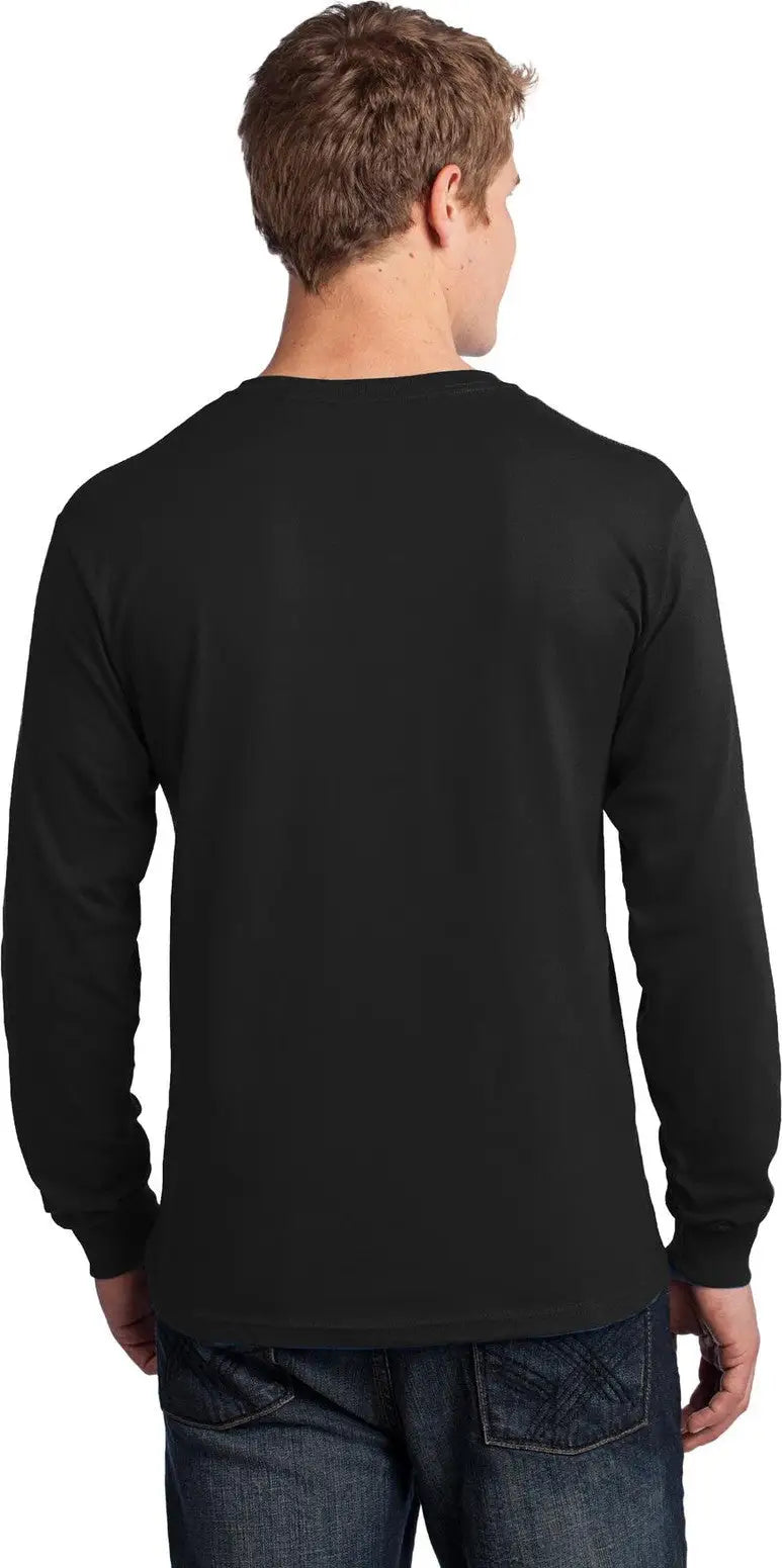 Port & Company Pc54ls co Long Sleeve Core Cotton Tee - Jet Black